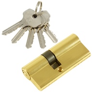 Цилиндровый механизм PLP N40/30 английский ключ/ключ PB Полированная латунь