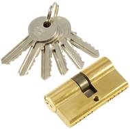 Личинка AL N60-6 ключ/ключ PB Полированная латунь
