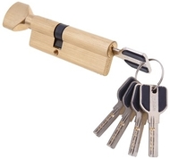 Личинка MSM CW35/55 перфоключ ключ/вертушка SB Матовая латунь