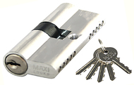 Цилиндровый механизм MAXI Locks EN60 англ.ключ-ключ CP Хром