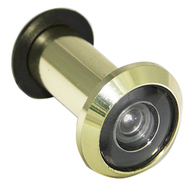 Глазок дверной MAXI Locks DV1-3560-PB с резинкой 35-60мм Полированная латунь