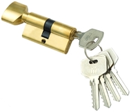 Личинка MSM NW60 английский ключ/вертушка SB Матовая латунь