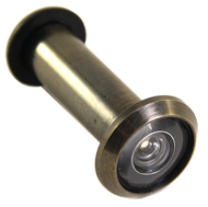 Глазок дверной MAXI Locks DV2-5075-AB с резинкой 50-75мм Бронза