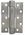 Петли дверные c доводчиком 130мм SN Матовый никель
